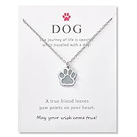 Glow Dog Paw Print Necklace for Women Men Adjustable Choker Necklace for Girls Boys Animal Dog Lovers Gifts for Women Men