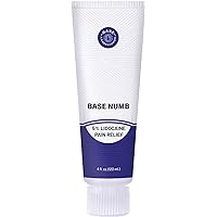 5% Lidocaine Numbing Cream for Tattoos, Piercings, Waxing - Tattoo Numbing Cream, Topical Anesthetic Cream I Numb Gel Brazilian, Microneedling, Microblading Lip Injections - 4 FL oz