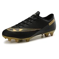 FG Soccer Cleats for Men/Boys Low-Top Flat Football Sports Sneaker Shoes Professional Athletic Shoe