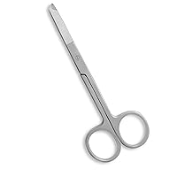 Spencer Suture Scissors - Stainless Steel, Hook Tip, Precision Performance, Durable & Reusable, 4.5 Inch