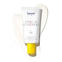 Supergoop! Unseen Sunscreen, 1.7 oz - SPF 40 PA+++ Reef-Friendly, Broad Spectrum Face Sunscreen & Makeup Primer - Weightless, Invisible, Oil Free & Scent Free - Beard Friendly - For All Skin Types