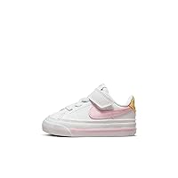 Nike Court Legacy Baby/Toddler Shoes Toddler DA5382-115 (White/PI), Size 5