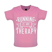 Running is My Therapy - Organic Baby/Toddler T-Shirt