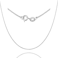 925 Sterling Silver Chain For Women Girls, 18K Yellow/Rose/White Gold Plated 1mm Dainty Thin Necklaces, Fashion Chain Necklace for Every Day use. 16/18/20/22/24 inches