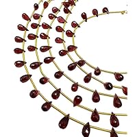7 inches 1 Natural Garnet 16 Pieces Beads Size 4x7mm Shape Drop Cut Faceted Making, Beading & Craft Supplies lot of 5 Strands Chik-STRD- 91812