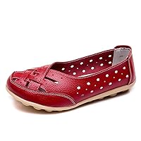 Orthopedic Loafers in Breathable Leather,Owlkay New Casual Women Shoes,Women's Comfortable Loafer Casual Leather Fashion Flats Breathable Shoes