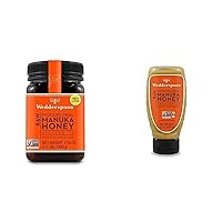 Wedderspoon Raw Premium Manuka Honey KFactor 16+, Unpasteurized, Genuine New Zealand Honey, Multi-Functional, Non-GMO Superfood, Convenient Squeeze Bottle