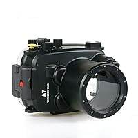 CLFLXJDA 40m/130ft Underwater Camera Housing Case for Sony A7 A7R A7S 28-70mm Lens