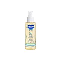 Mustela Baby Oil - Moisturizing Oil for Massage - with Natural Avocado, Pomegranate & Sunflower Oil - 3.38 fl. Oz (Pack of 1)