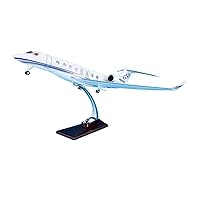 Scale Model Airplane 1:70 for Gulfstream G650 Zinc Alloy Static Aircraft Model Wheeled Aircraft Replica Gift 45cm Alloy Metal Model