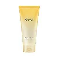 OHUI Miracle Toning Jelly Cleanser | Gentle Cleanser Face Wash | Hyaluronic Acid, Vitamin C, AHA, PHA, Glycerin | Facial Cleanser | Glowing Skin | Dullness | Korean Skin Care