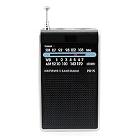 PR15 FM AM NOAA Pointer Tuning Radio Mini Handheld Radio Portable Pocket Radio Receiver with Weather Warning