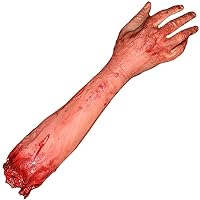 Severed Arm Horror Bloody Fake Tool Broken Arm Prank Trick Halloween Party Props Kids Toys