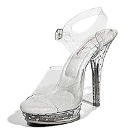 The Shoe Fairy Radiant Olympian Clear Bikini Fitness Competition Heels, bodybuilding heels, bodybuilding shoes, bikini competition heels, bridal heels, lucite heels, pageant heels, comfortable clear heels