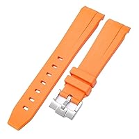 For Omega Swatch MoonSwatch Curved End Silicone Rubber Bracelet Men Women Sport Watch Band Accessorie 20mm