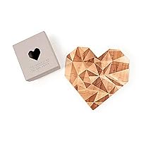 Luckies of London Heart Shaped Jigsaw Puzzle Unique Love Card With Personalized Romantic Message You You Complete Me Me, 10 Piece Set, Grey - USLUKYCM