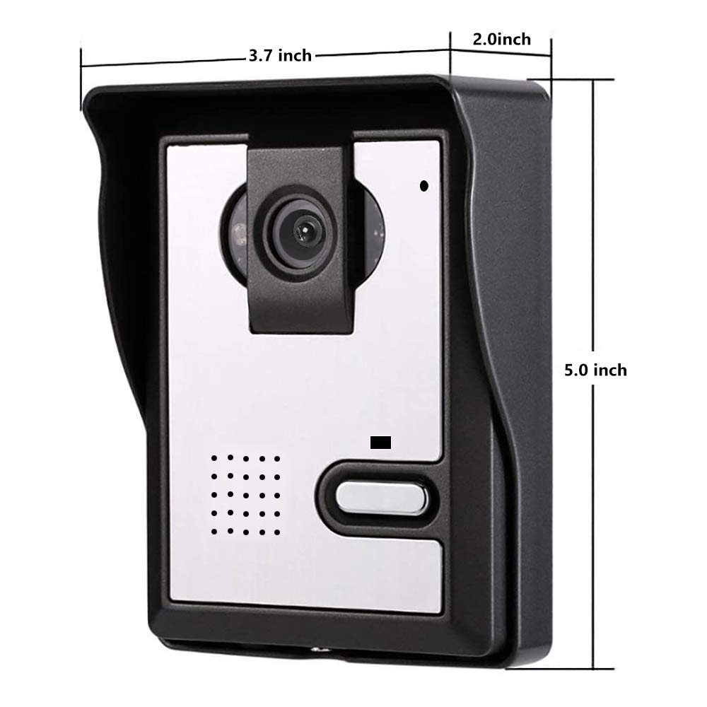 Mua AMOCAM Wired Video Intercom Doorbell System Inches LCD Monitor Video  Door Phone Kits Support Monitoring,Unlock,Dual-Way Door Intercom for Villa  Apartment Home Security Systems Indoor Outdoor trên Amazon Mỹ chính hãng