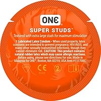 ONE Super Studs Condoms (Formerly 576 Sensations) 24 Pack