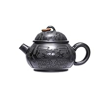 Yuanbao Yixing Authentic Zteapot Original Mine Black Mud Handmade Teapot Tea Set