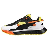 Puma Kids Boys Wild Rider 59Th Lace Up Sneakers Shoes Casual - Black, Orange, White, Yellow