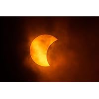 ConversationPrints APRIL 8 2024 TOTAL SOLAR ECLIPSE GLOSSY POSTER PICTURE PHOTO PRINT