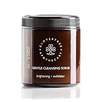 Gentle Cleansing Scrub, 4 oz. jar, with organic castile soap and organic sugar to cleanse, exfoliate and moisturize all in one step