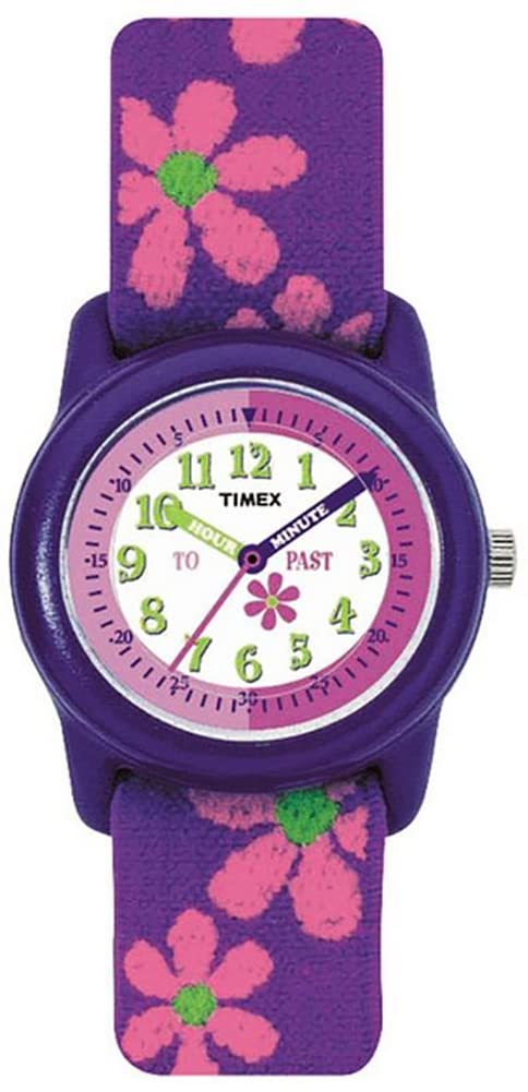 Timex Boys Time Machines Analog Elastic Fabric Strap Watch