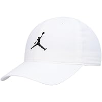 Jordan Boy's Curved Brim Adjustable Hat (Big Kids) White 8-20 (Big Kid)