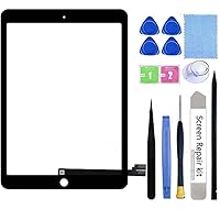 Touch Screen Digitizer Replacement for iPad pro 9.7 A1673 A1674 A1675 Front Glass Assembly(Not LCD) with Pre-Installed Adhesive,Tools Kit,Black