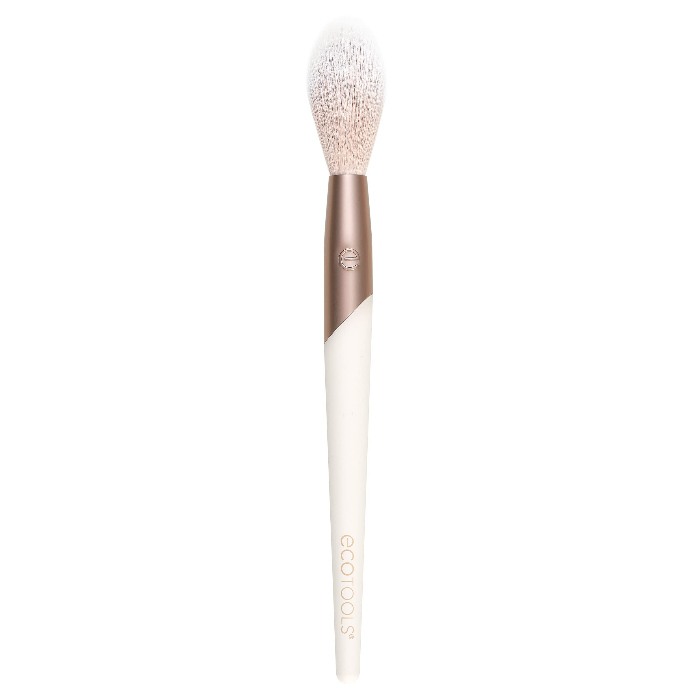 EcoTools Luxe Soft Highlighter Makeup Face Powder Brush, Sheer, Luminous Glow, Premium Quality Makeup Brush, Ultra Soft, Synthetic Bristles, Eco Friendly Face Brush, Cruelty-Free, 1 Count