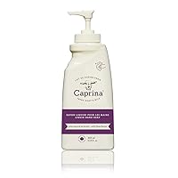 Caprina by Canus Liquid Hand Soap Pump, Shea Butter, 11.8 Oz, With Fresh Canadian Goat Milk, Soften & Soothe Skin, Moisturizing, Vitamin A, B2, B3, 11.8 Fl Oz