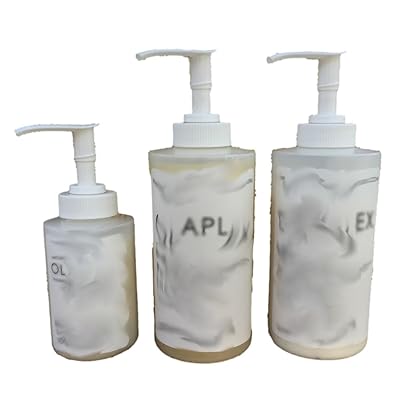 Dispenser Pumps Compatible with Olaplex No. 4 Shampoo and No. 5 Conditioner 8.5 oz, 250 ml Size Bottles, NOT FOR Liters (1000ml/33.81oz) Two White Pumps Only by Ultra Beauty Essentials (No. 4 & No. 5)