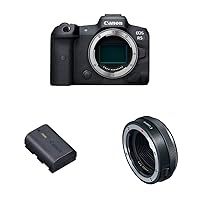 Canon EOS R5 Full-Frame Mirrorless Camera + Canon Mount Adapter EF-EOS R + Canon LP-E6NH Battery Pack