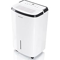 Smart WiFi Dehumidifier, 30-Pint, for Home, Apartment, Basements, Rooms Up to 3000 Sq. Ft., Energy Star, with Alexa Voice Control & Anti-Spill Design