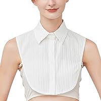 Fake Collar Detachable Half Shirt Blouse False Collar Elegant Design for Office Lady