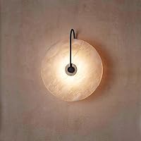 Wall Lamp，5W Led Nordic Wall Lamp Geometric Wall Light Indoor Lighting Fitting, Modern Wall Lights for Living Room Bedroom Hallway Decorative Sconce, G9 Wall Spotlights with round Marble La