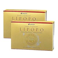 Umeken Lipopo, 6 Month Supply- Lipopolysaccharide, Beta-glucan from Yeast, Lactic Acid Bacteria, and Vitamin C. Made in Japan. 180 Packets. (Pack of 2)