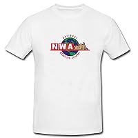 Nwa Wrestling Logo ComfortSoft Short Sleeve T Shirts White