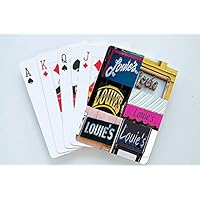 LOUIE Personalized Playing Cards featuring photos of actual signs