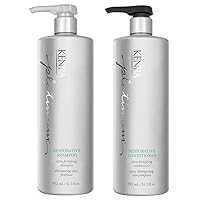 Kenra Platinum Simply Add Water Shampoo and Conditioner Set | Airy Volume Powder Cleanser | 2 oz.