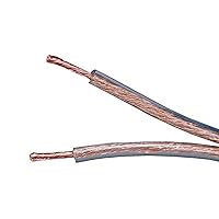 Enhanced Oxygen-Free Copper Loud Speaker Wire - CL2 In-Wall Rated, Pure Bare Copper, 12Awg, 50 Feet