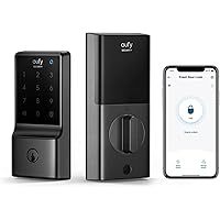 Smart Lock C210, Fingerprint Keyless Entry Door Lock, Built-in Wi-Fi, App Remote Control, Front Door Smart Lock Deadbolt, 8Months Battery, Reliable Power, IP53 Waterproof, BHMA Grade 3