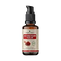 Organic Netra Ayurvedic Kumkumadi Tailam, Face Oil for Glowing Skin Reduces Pigmentation and Fades Dark Spot | Enriched with Vitamin E - 1.01 Oz (Pack of 1)
