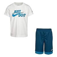 Nike Boy`s Graphic Tee & Shorts 2 Piece Set