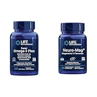 Super Omega-3 Plus EPA/DHA Fish Oil, Sesame Lignans & Neuro-mag Magnesium L-threonate