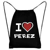 I love Perez Bicolor Heart Sport Bag 18