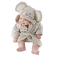 Baby Boy Bathrobe Hooded Towels Unisex Infant Bath robe Towel For Toddle Terry Ultra Absorbent Durable Blankets