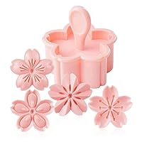 Mold for 4*flower cookie presses cookie mold DIY Cherry Sakura Fondant Stamm Mold Hand pastry cake tool