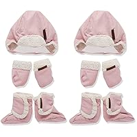 JJ Cole Girls' Hat, Blush, Small (Pack of 2)