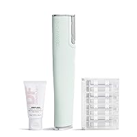 LUXE+ Device, Anti,Aging, Exfoliation, Hair Removal, and Dermaplaning Tool with Sonic Edge Technology and 4 Weeks of Treatment